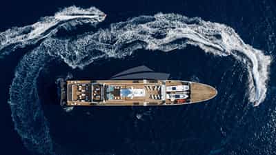 Aerial View with Water Toys