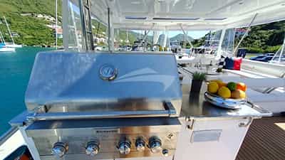 BBQing on the top deck!