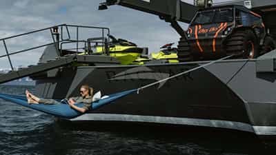 Relaxing on board