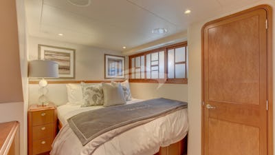 Queen guest stateroom (converts to Twin)