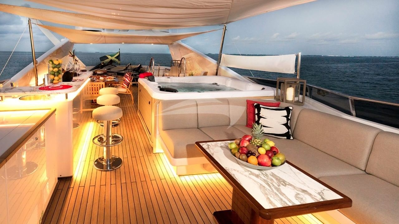Sun Deck Forward Looking Aft