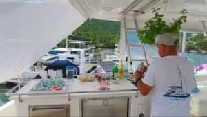 Your skipper, in charge of refreshments