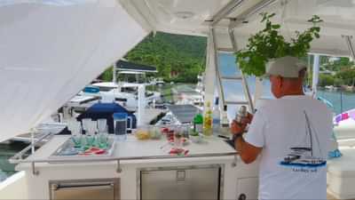 Your skipper, in charge of refreshments