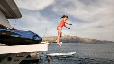 Jumping Into Water