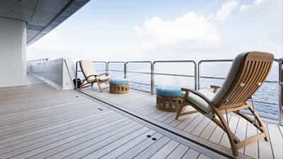 Exterior seating area