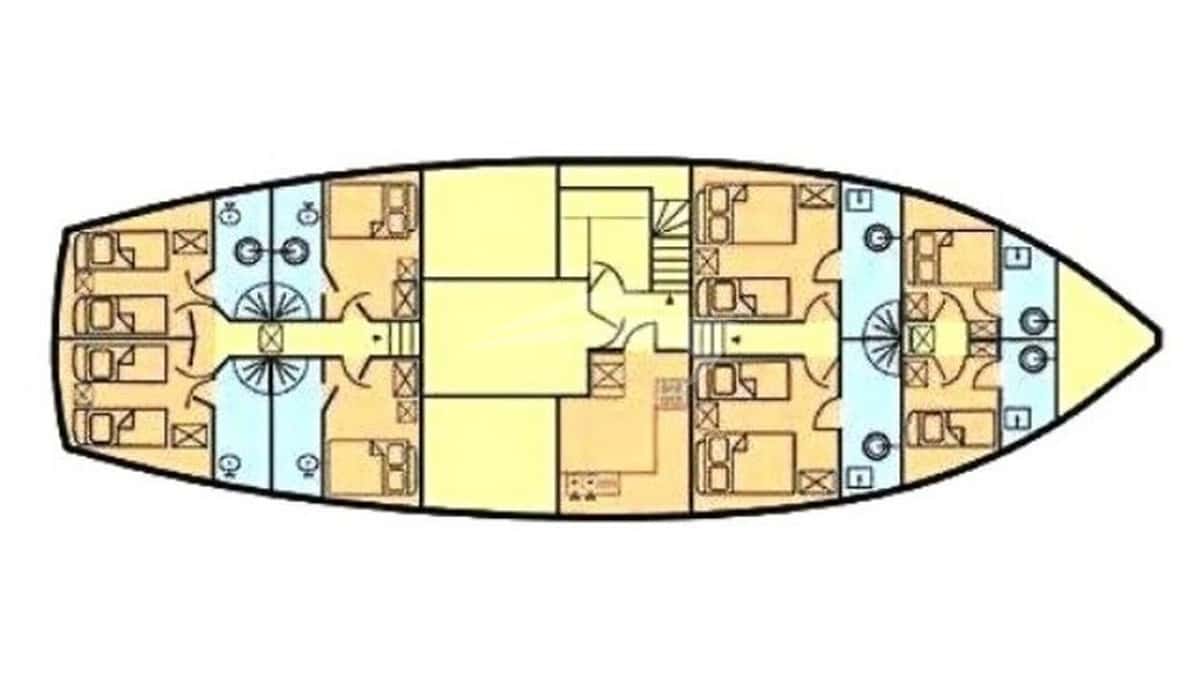 QUEEN OF ADRIATIC deck layout