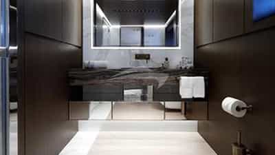 Twin Cabin Bathroom