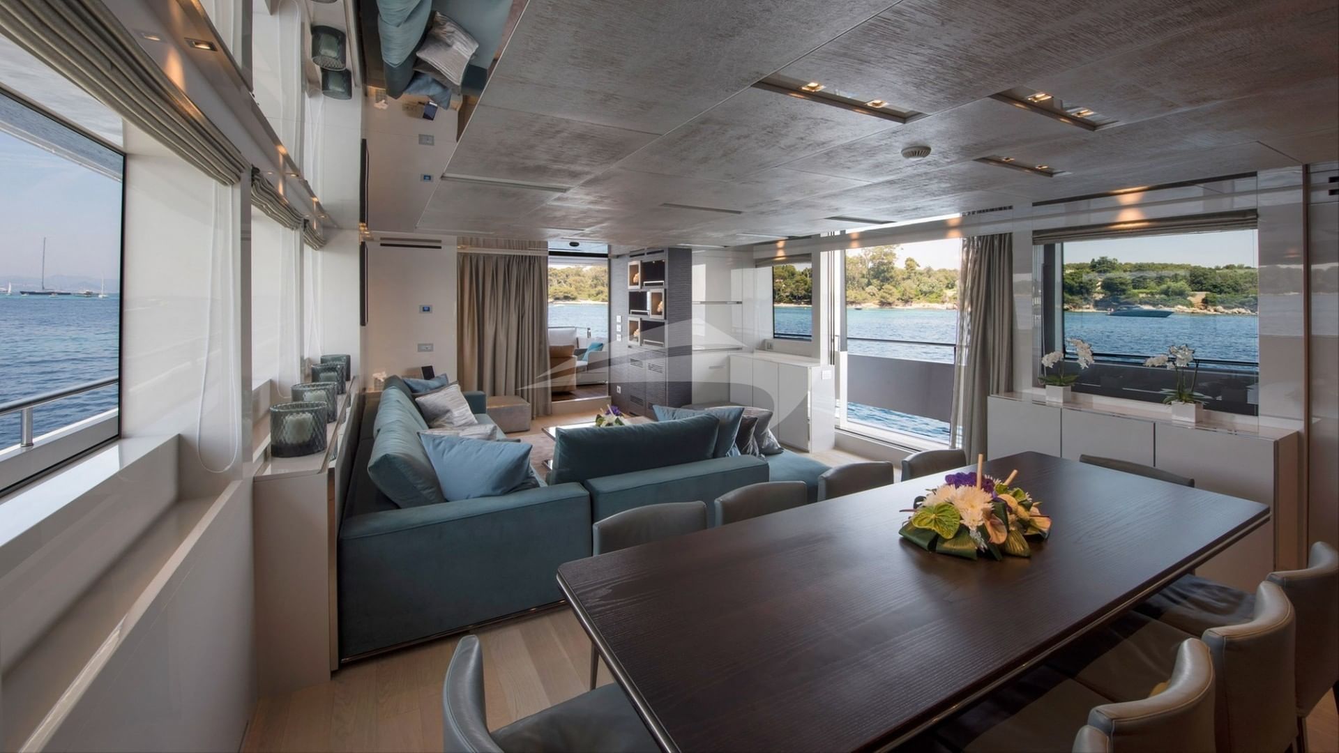 Formal dining and saloon