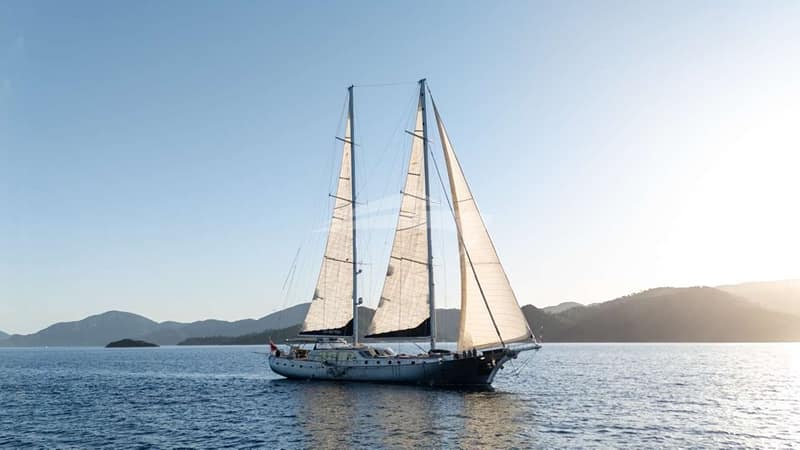 SILVER MOON, Sail