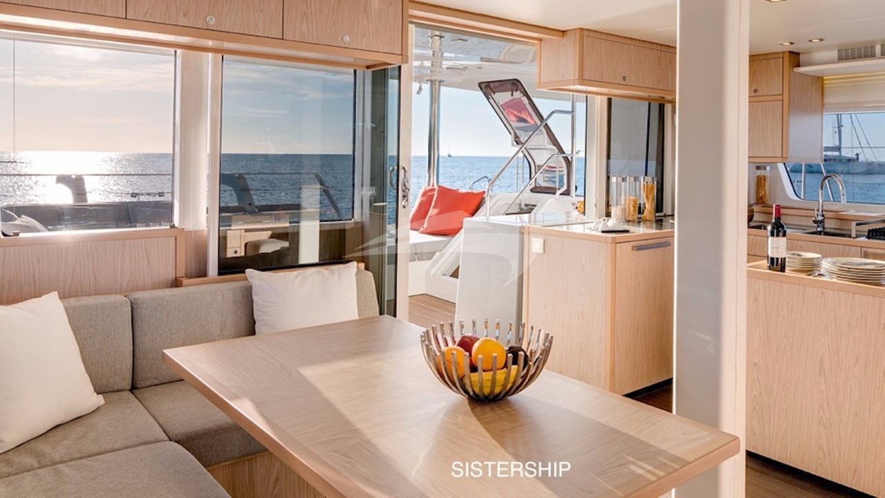 Saloon and galley area