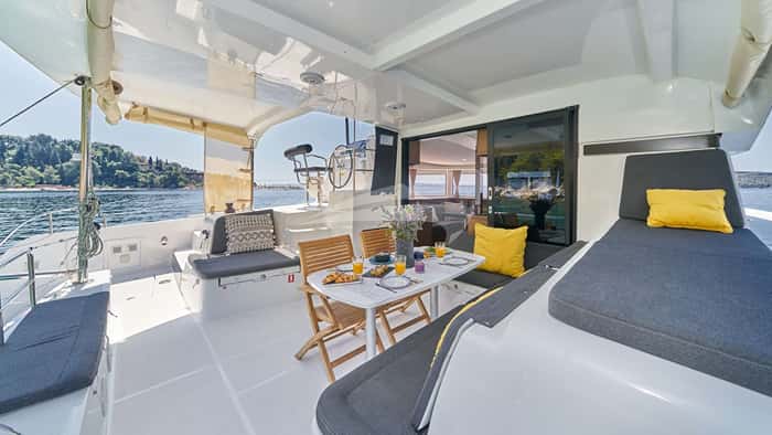 AURA 13m sailing yacht charter, photo 2