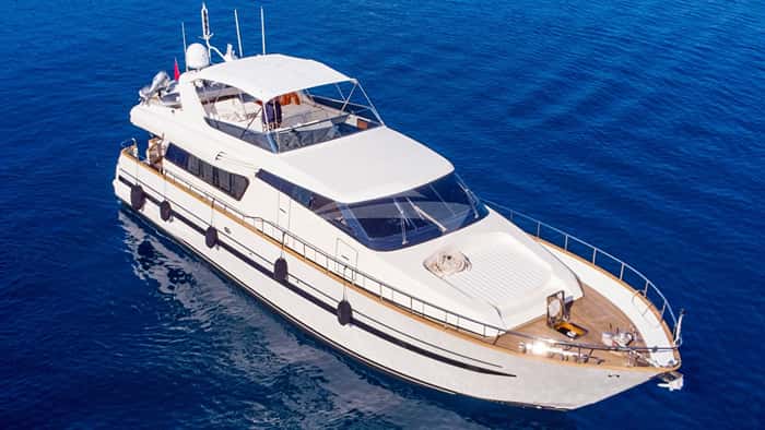 BARBAROSSA MORATTI 23m motor yacht charter, photo 2