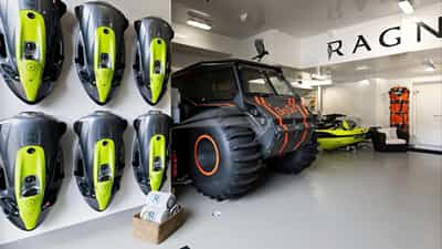 Tenders & toys garage