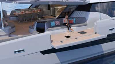 Artist renderings / fold down balcony