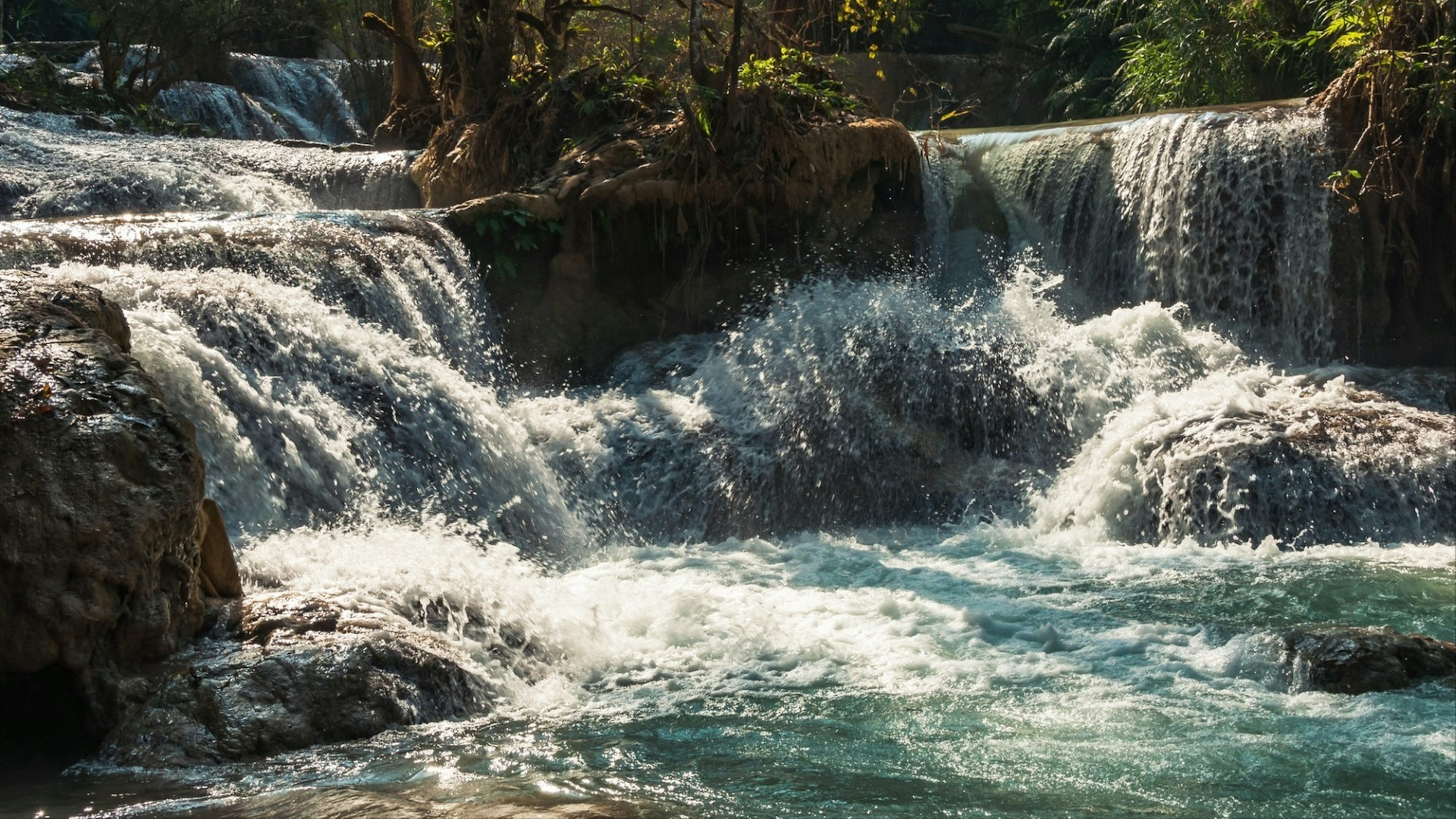 Kuang Si Falls near Luang Prabang, Laos, South East Asia