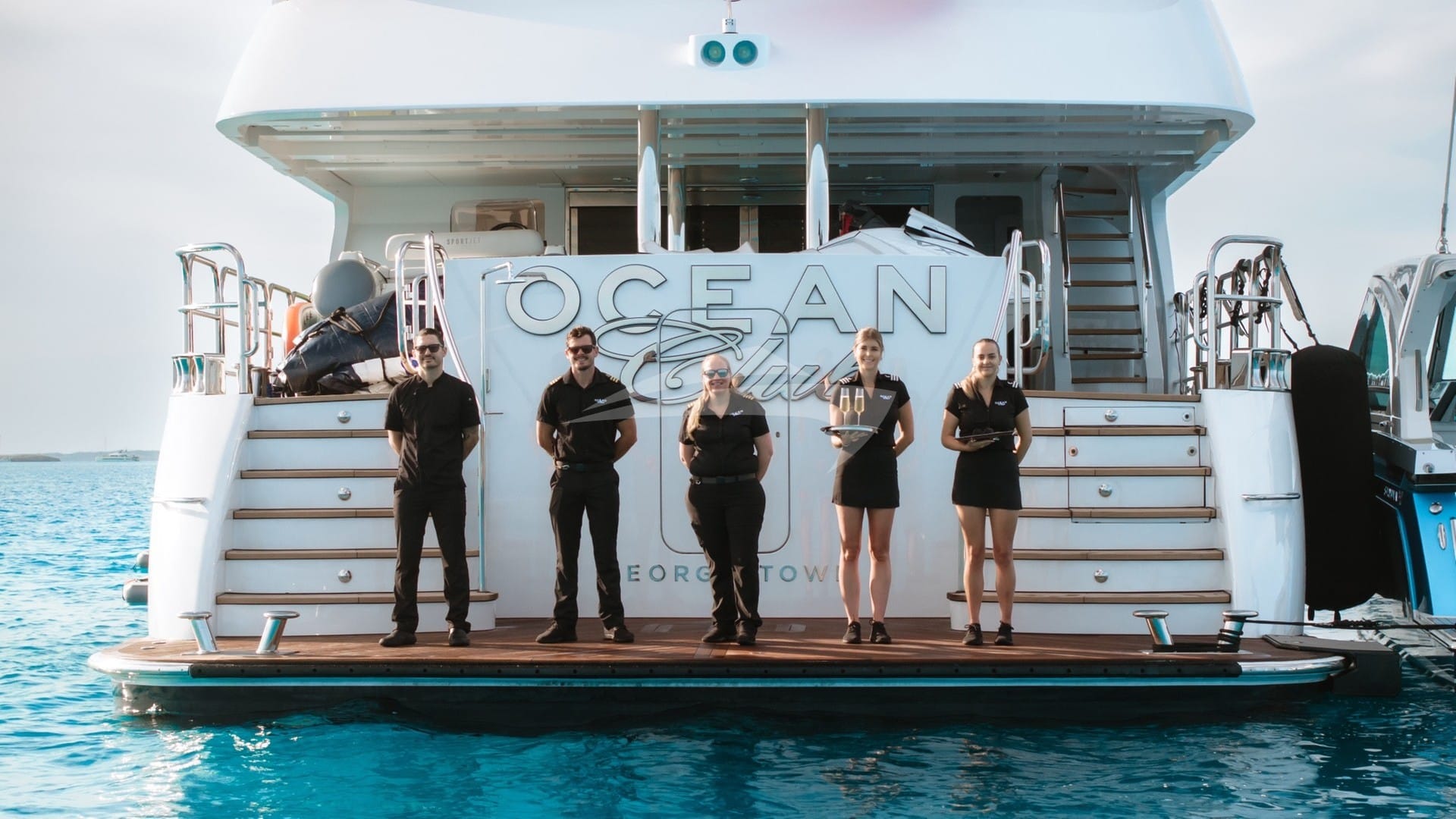 Luxury charter yacht crew for OCEAN CLUB