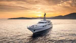 Evening at anchor