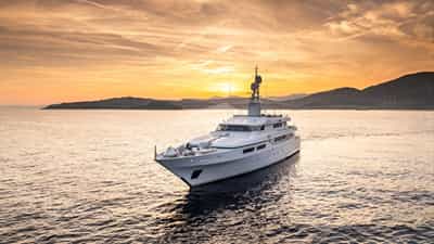 Evening at anchor