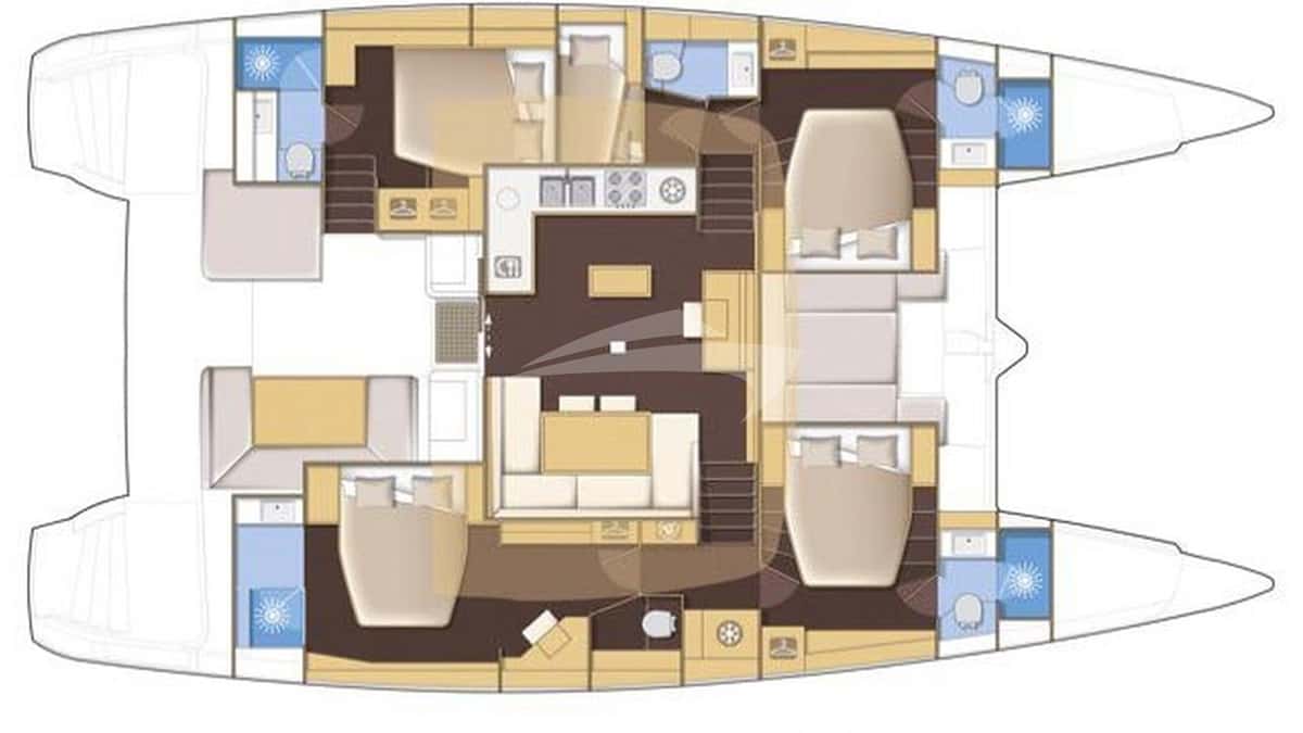 BLUE MOON deck layout
