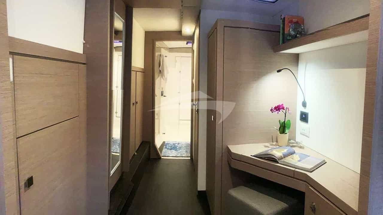 Desk and Hallway