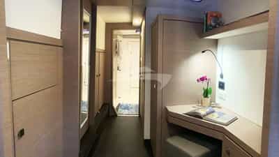 Desk and Hallway