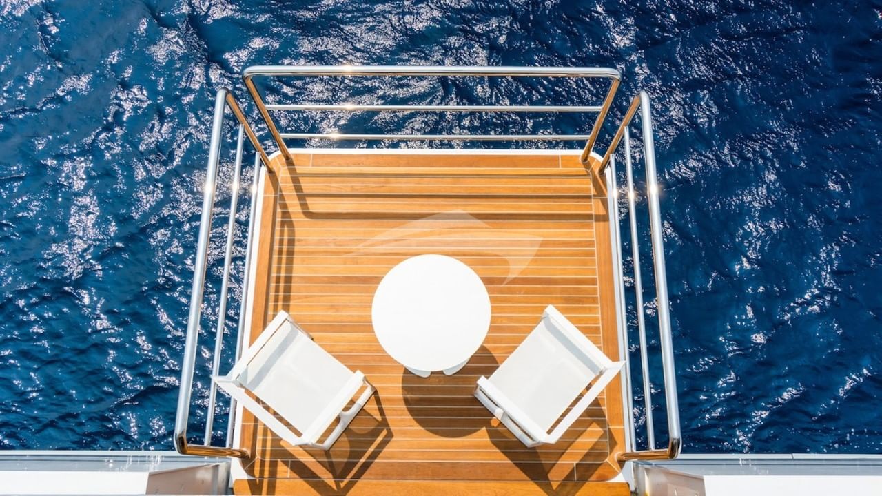 Guest VIP stateroom balcony