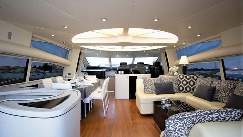 LIGHT BLUE 25m motor yacht charter, photo 2
