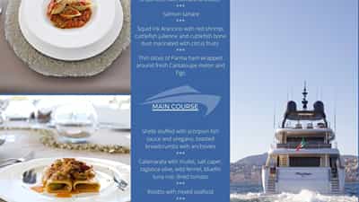 Sample Menu Penelope