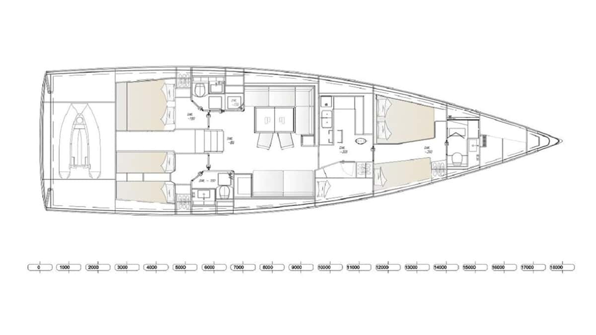 PURA FOLLIA deck layout