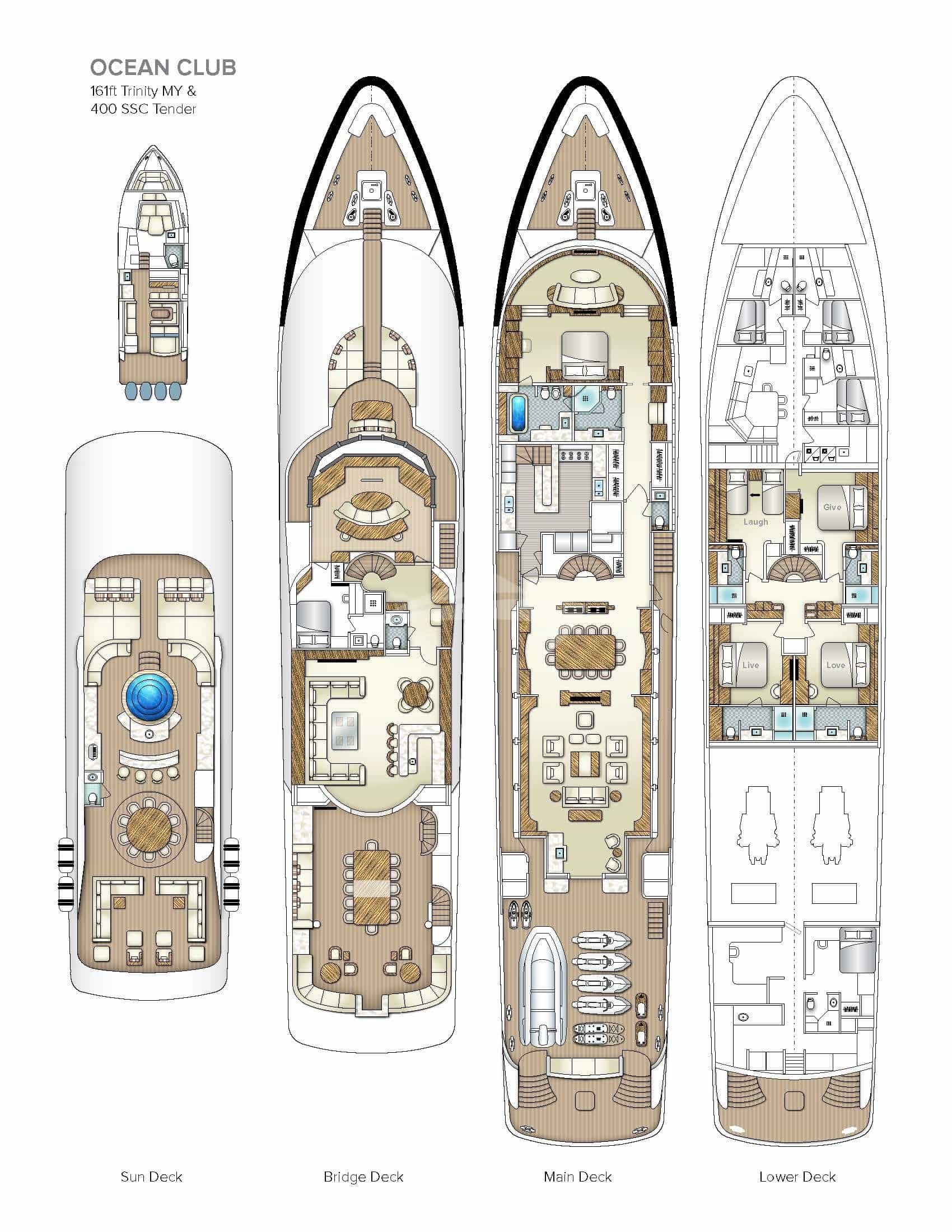 OCEAN CLUB layout