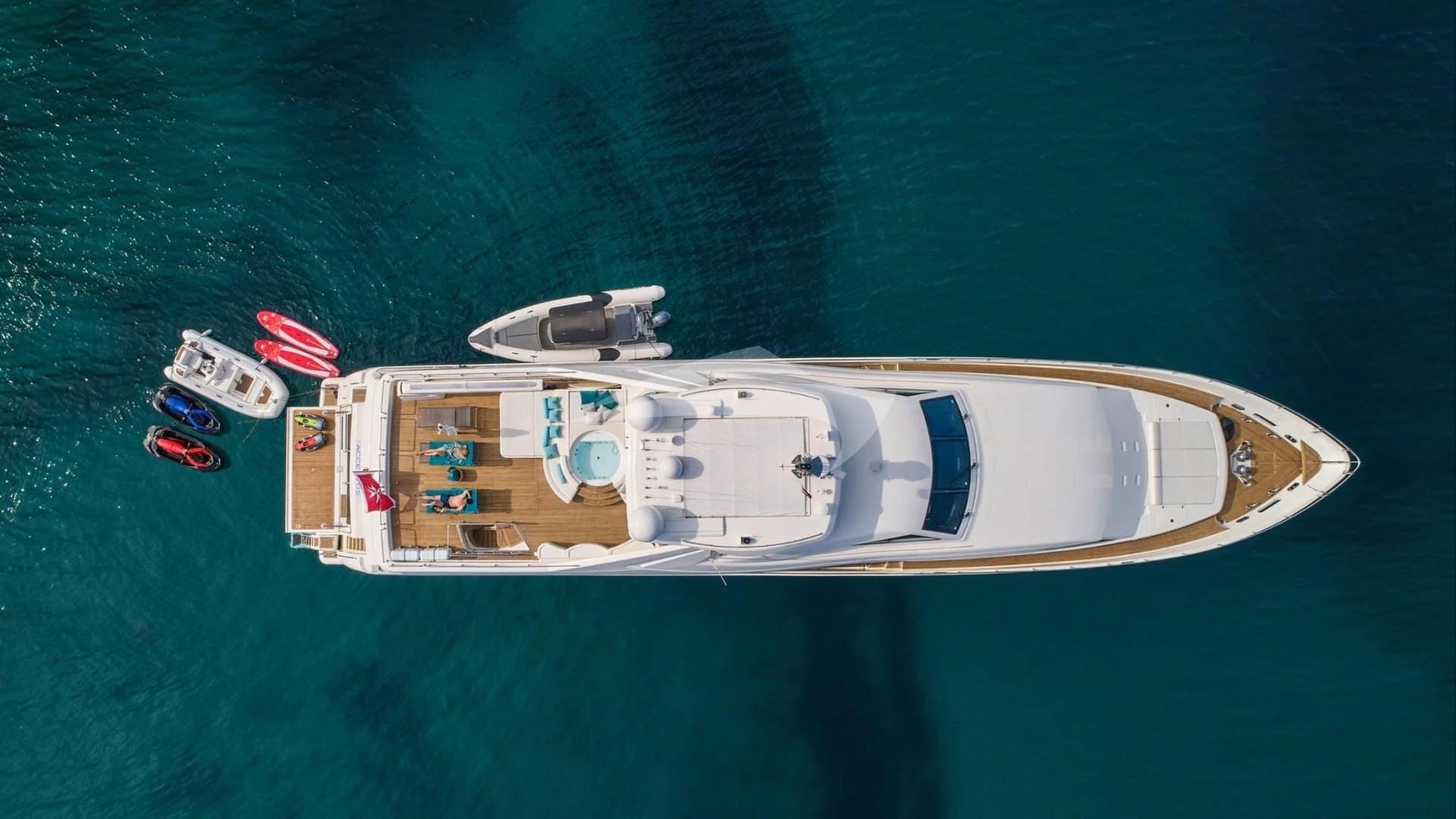 Aerial View with Water Toys