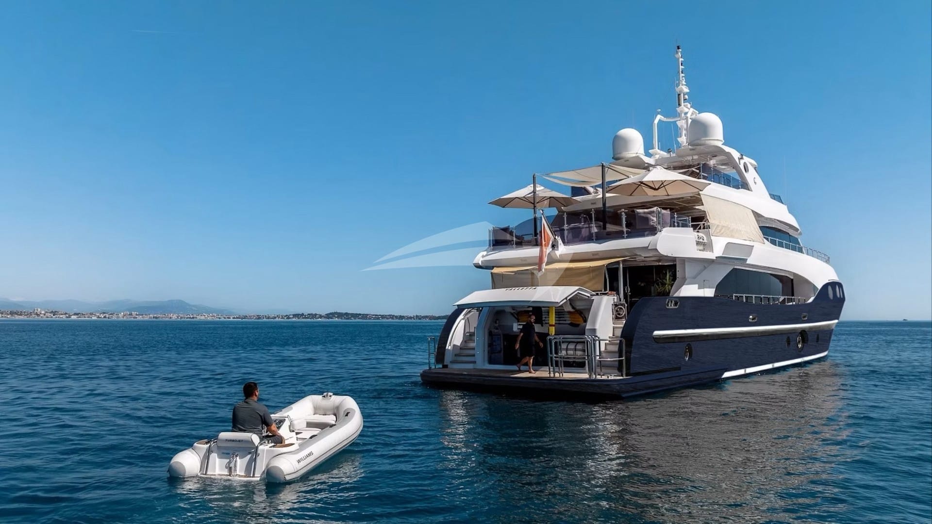 Tender and View of Aft