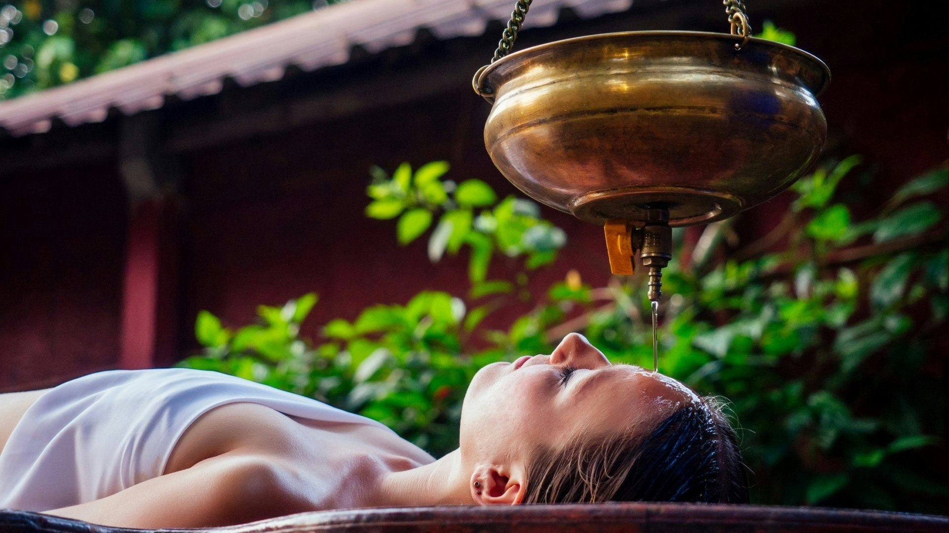 Ayurveda massage alternative healing therapy