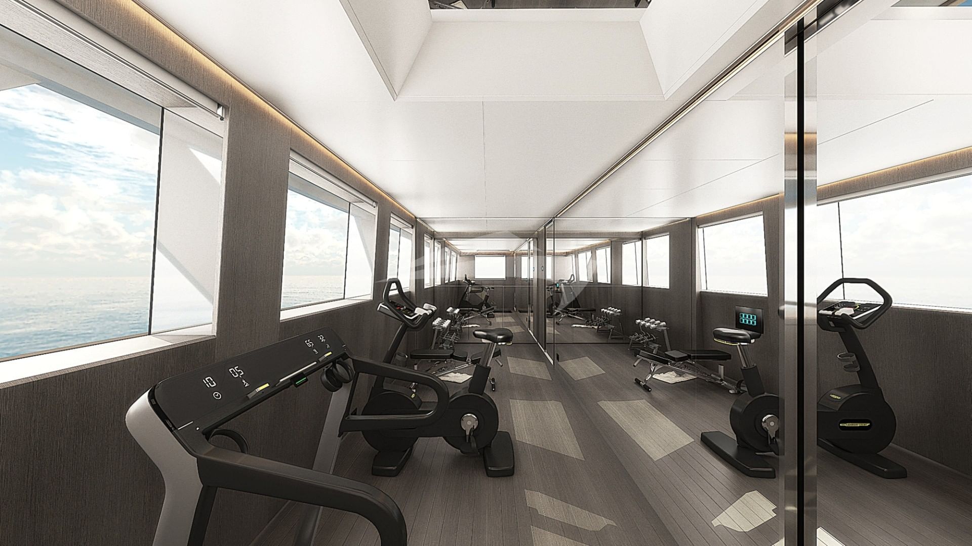Upper Deck Gym- Render Photo