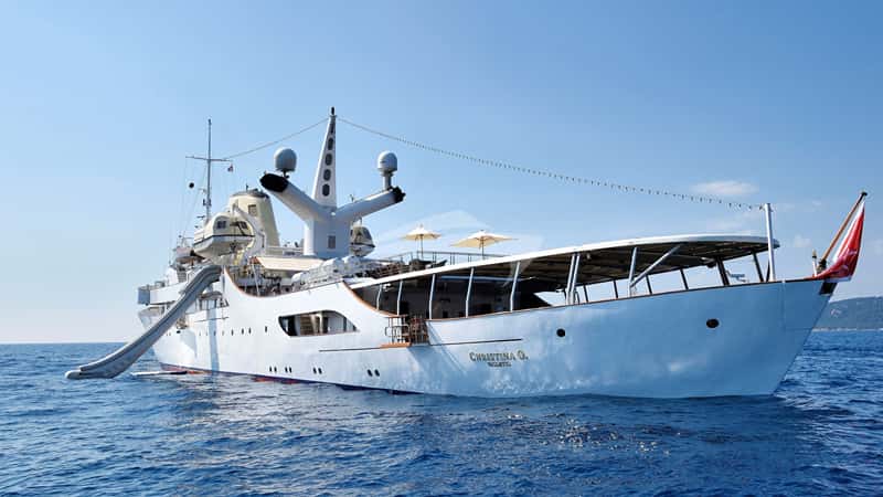 CHRISTINA O 99m motor yacht charter, photo 2