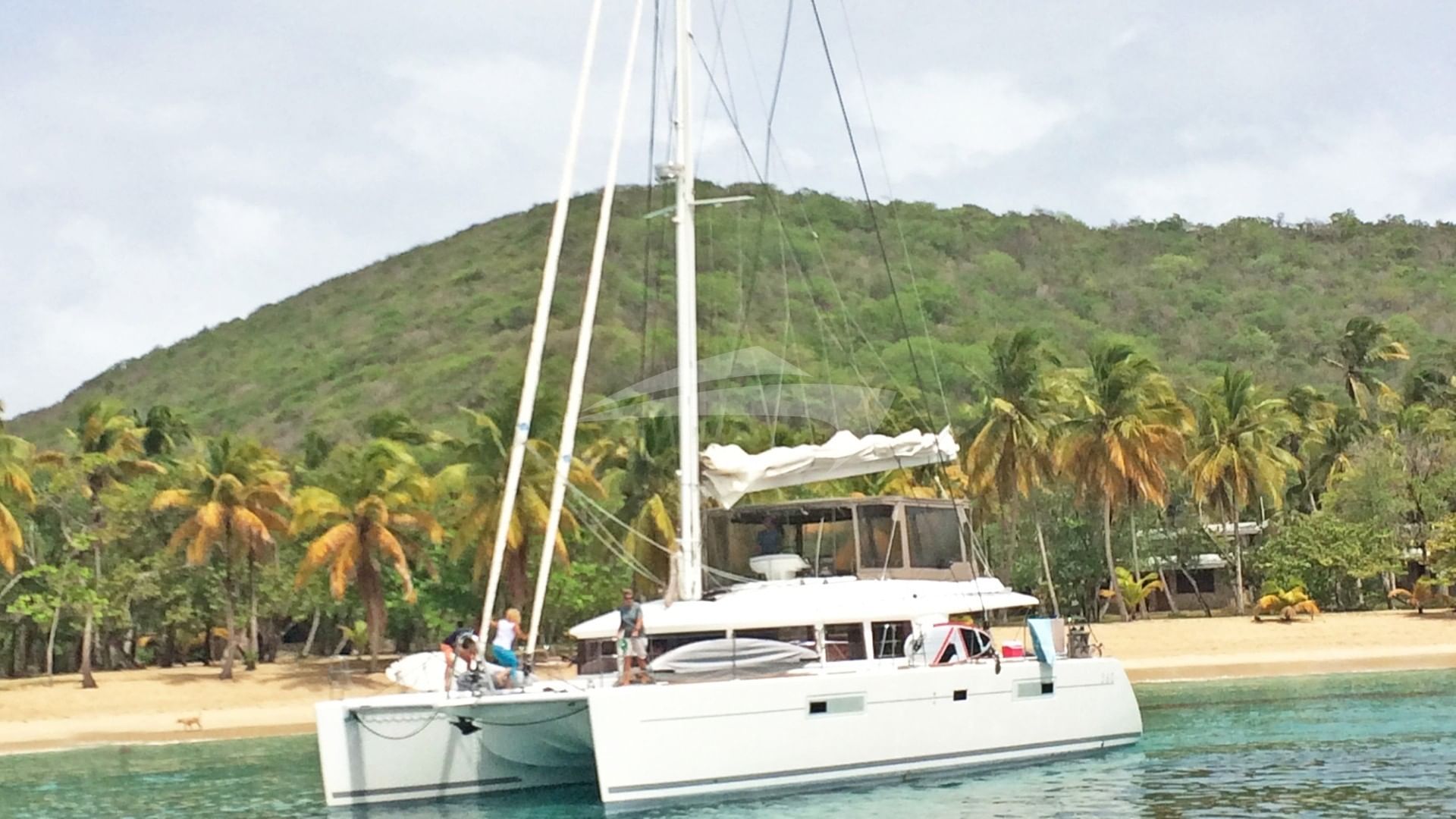 At Anchor at Salt Whistle Bay