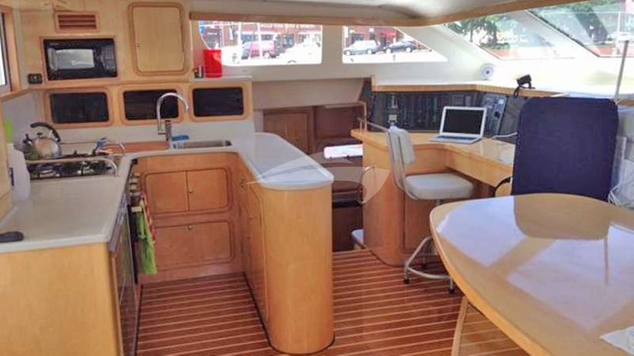 Main Saloon and Kitchen