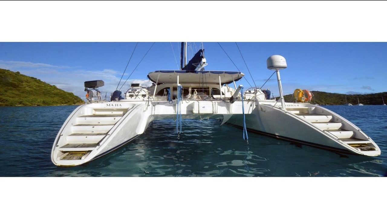 Ma Ha's stern and easy sea access