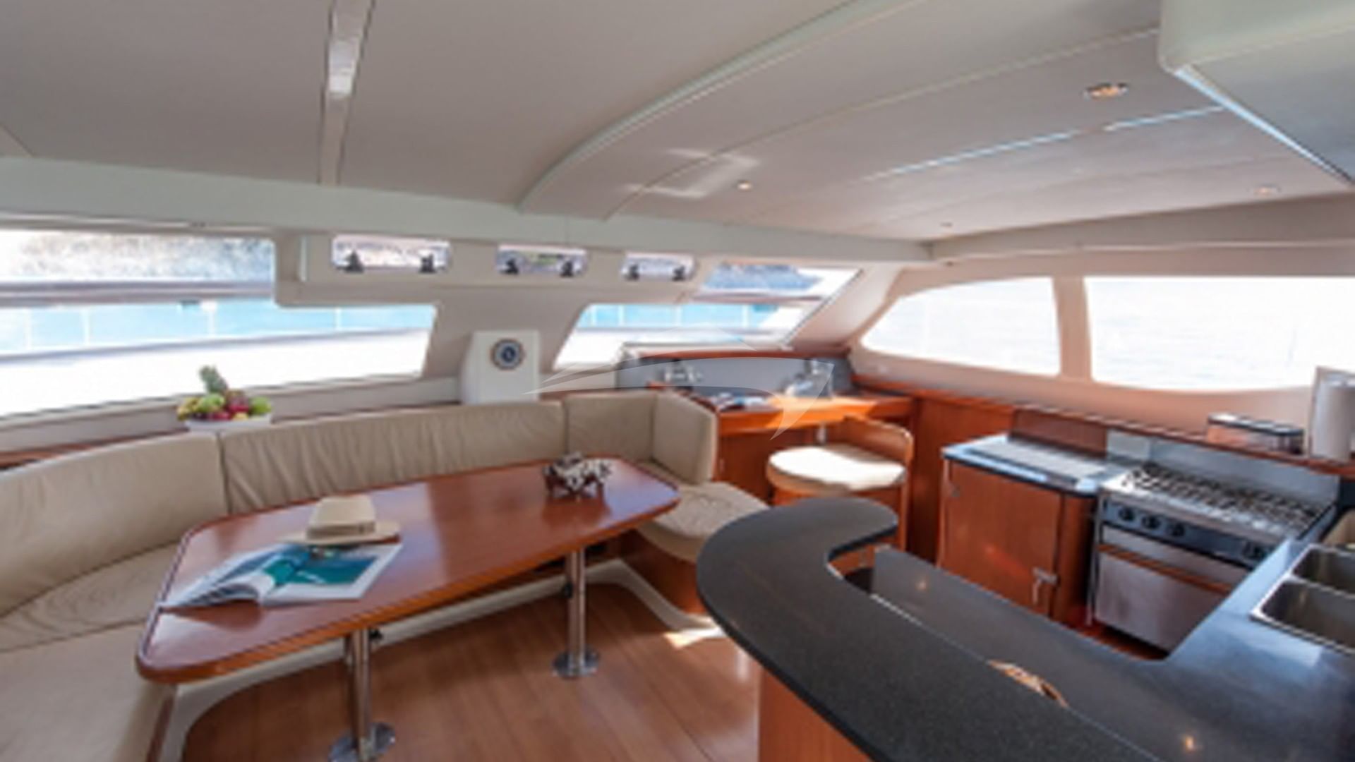 Spacious Salon and Galley