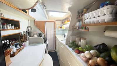 stocked galley