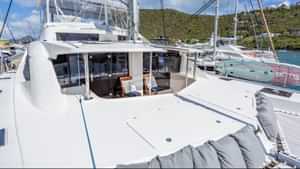 From the bow looking aft on THE ANNEX