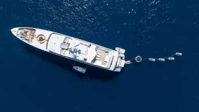 Tenders and toys at anchor