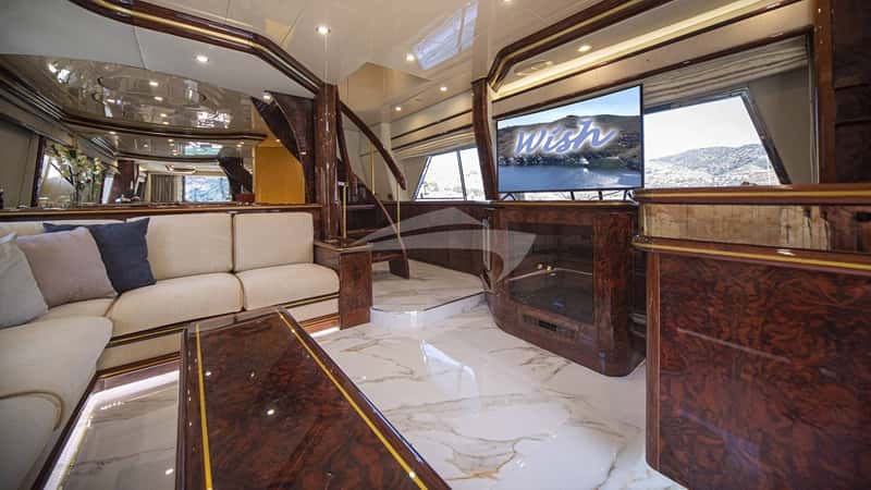 WISH 27m motor yacht charter, photo 8