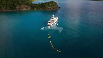 Aerial View with Water Toys