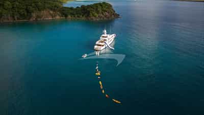 Aerial View with Water Toys