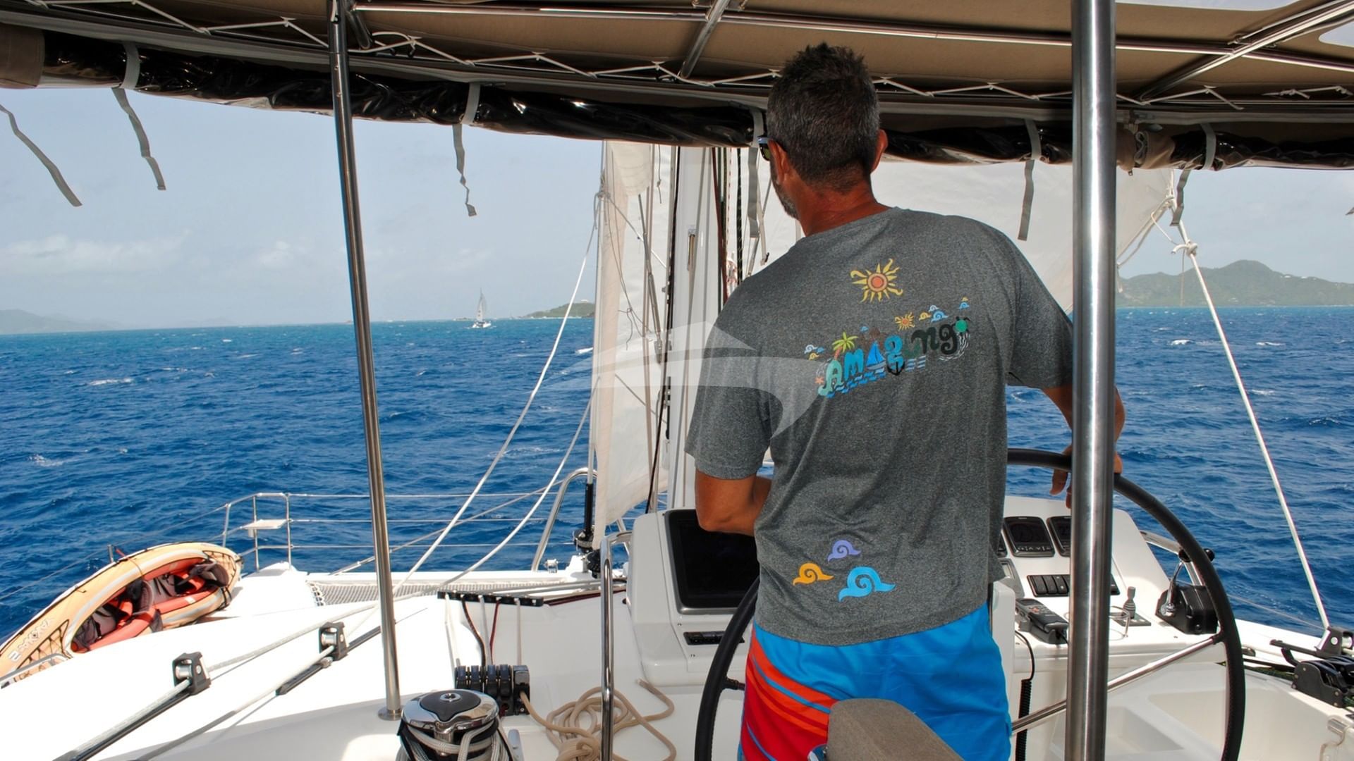 Forward view from Flybridge