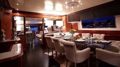 Salon and Dining
