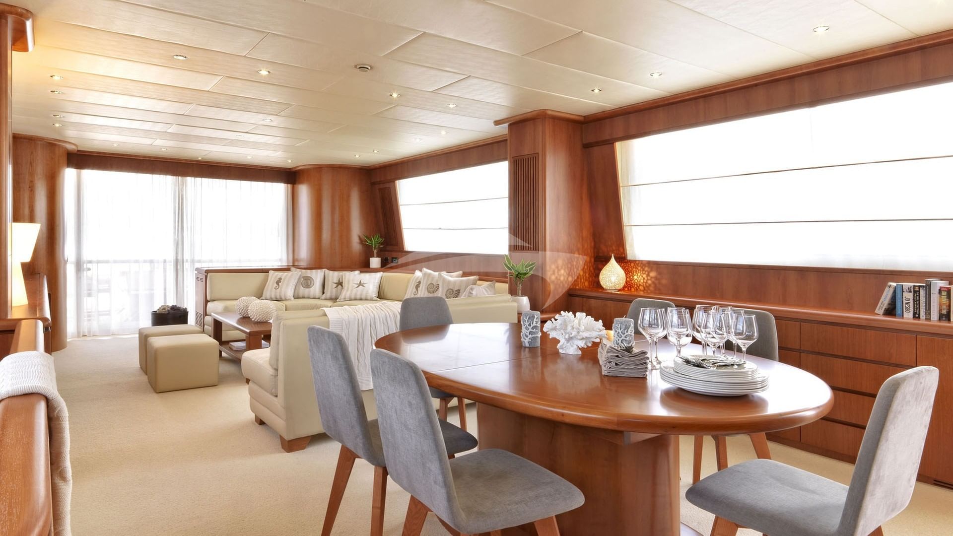 Salon and Dining Area