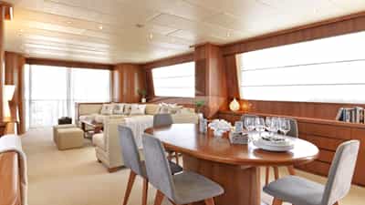 Salon and Dining Area