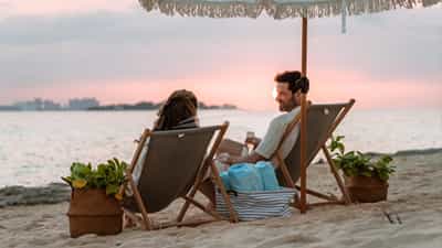 Beach set up